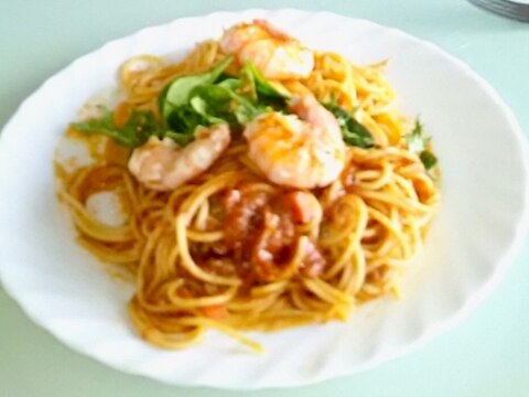 イタリアン！エビのトマトパスタ